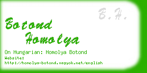 botond homolya business card